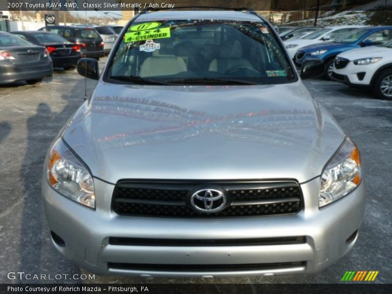 Classic Silver Metallic / Ash Gray 2007 Toyota RAV4 4WD