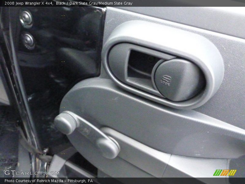 Black / Dark Slate Gray/Medium Slate Gray 2008 Jeep Wrangler X 4x4