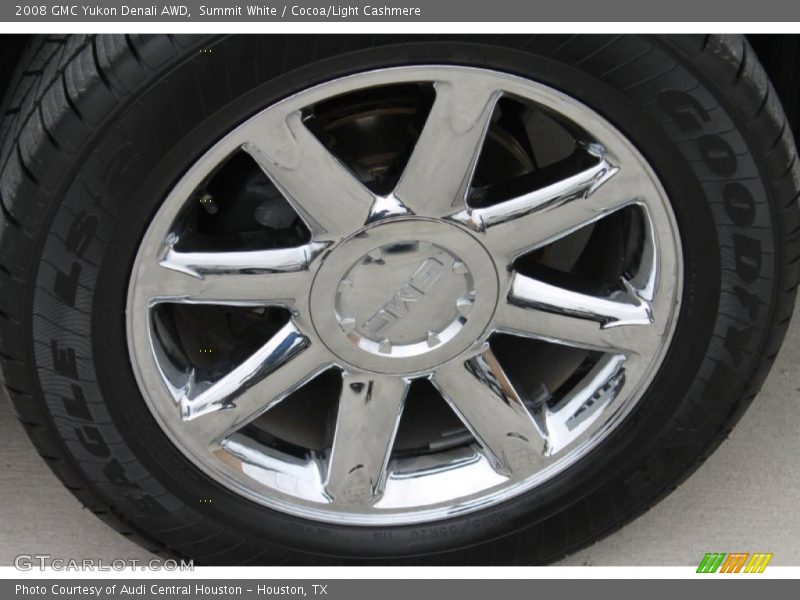 Summit White / Cocoa/Light Cashmere 2008 GMC Yukon Denali AWD