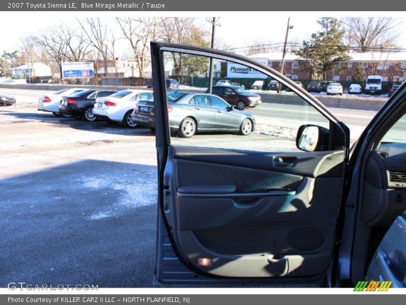 Blue Mirage Metallic / Taupe 2007 Toyota Sienna LE