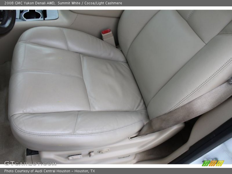 Summit White / Cocoa/Light Cashmere 2008 GMC Yukon Denali AWD
