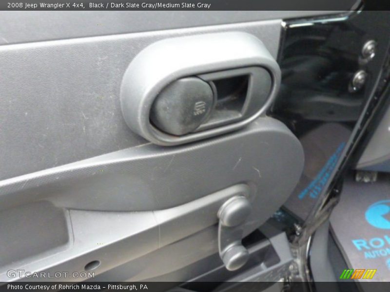 Black / Dark Slate Gray/Medium Slate Gray 2008 Jeep Wrangler X 4x4