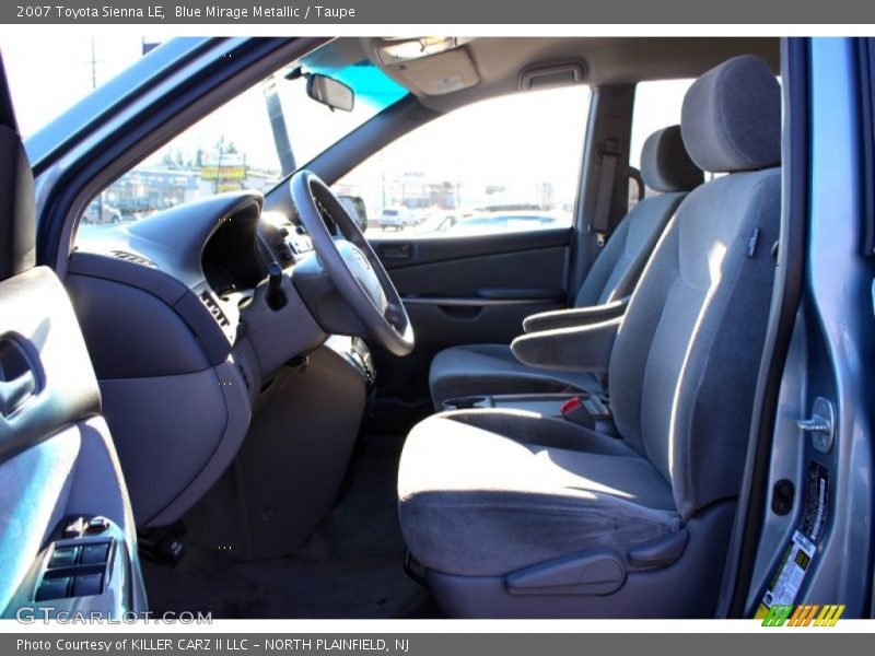 Blue Mirage Metallic / Taupe 2007 Toyota Sienna LE