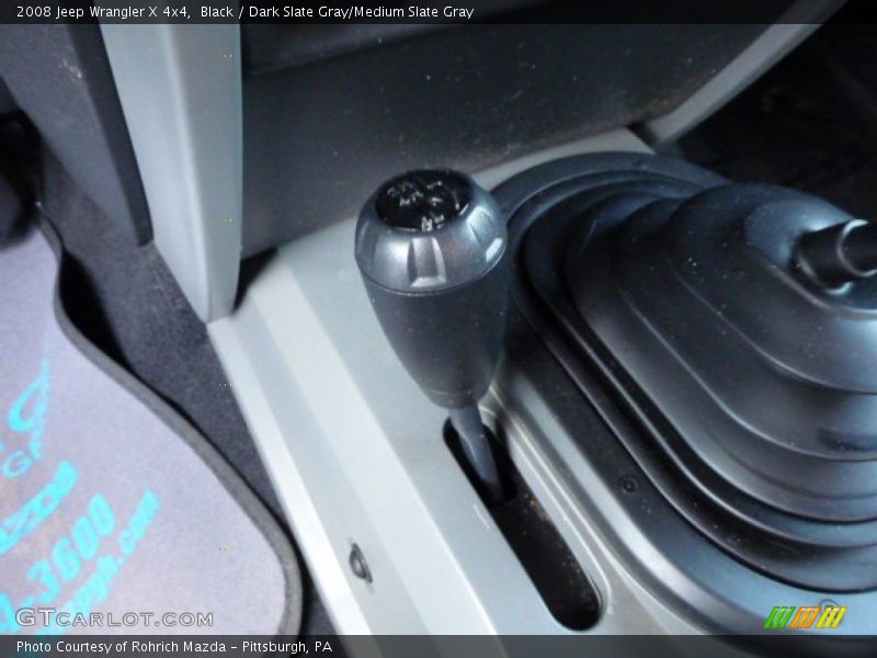 Black / Dark Slate Gray/Medium Slate Gray 2008 Jeep Wrangler X 4x4
