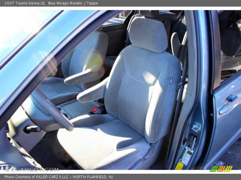 Blue Mirage Metallic / Taupe 2007 Toyota Sienna LE