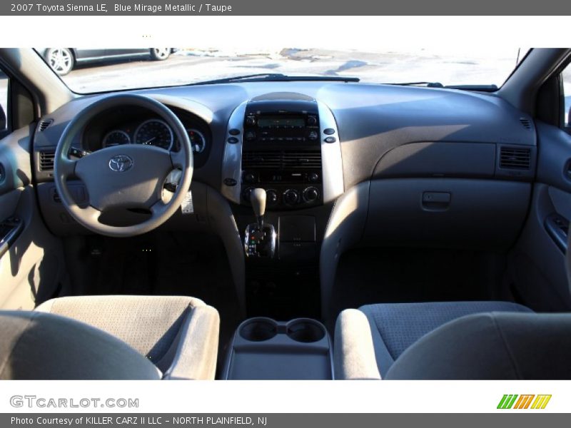 Blue Mirage Metallic / Taupe 2007 Toyota Sienna LE
