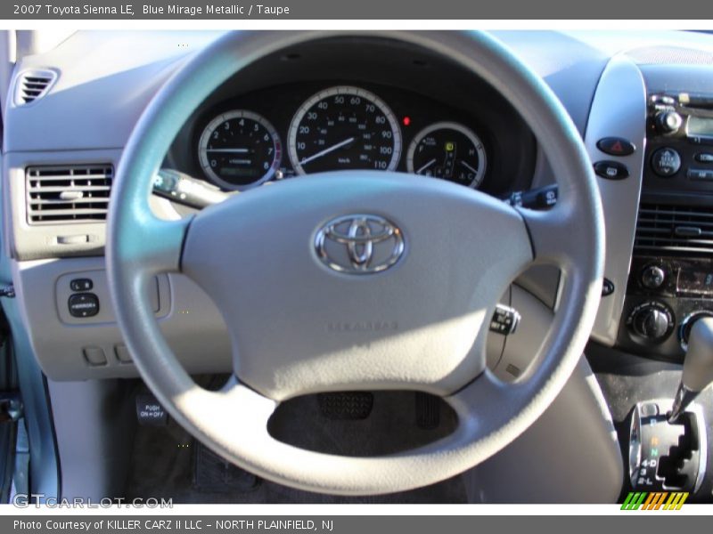 Blue Mirage Metallic / Taupe 2007 Toyota Sienna LE