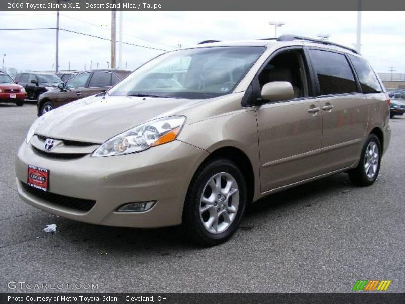 Desert Sand Mica / Taupe 2006 Toyota Sienna XLE