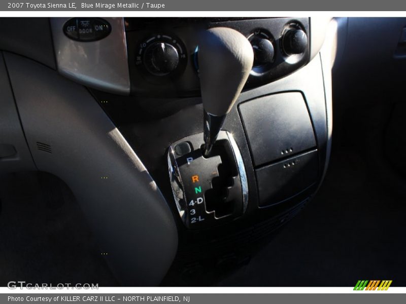 Blue Mirage Metallic / Taupe 2007 Toyota Sienna LE