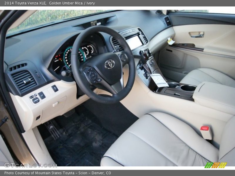 Golden Umber Mica / Ivory 2014 Toyota Venza XLE