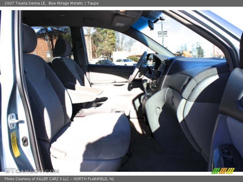 Blue Mirage Metallic / Taupe 2007 Toyota Sienna LE