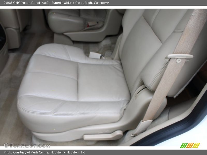 Summit White / Cocoa/Light Cashmere 2008 GMC Yukon Denali AWD