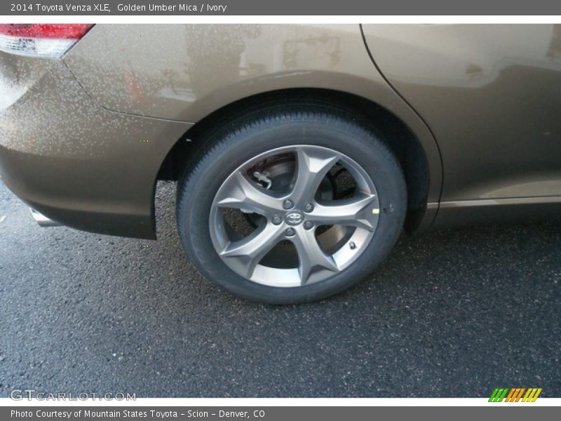 Golden Umber Mica / Ivory 2014 Toyota Venza XLE