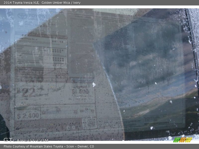 Golden Umber Mica / Ivory 2014 Toyota Venza XLE