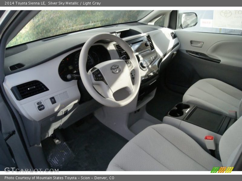 Silver Sky Metallic / Light Gray 2014 Toyota Sienna LE