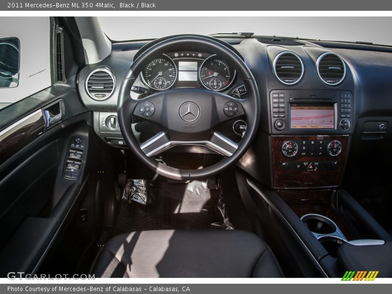 Black / Black 2011 Mercedes-Benz ML 350 4Matic