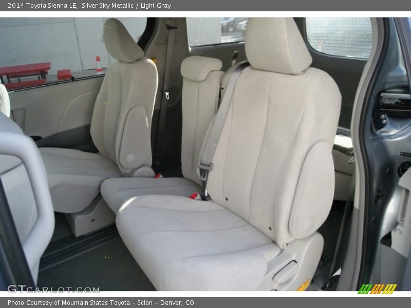 Silver Sky Metallic / Light Gray 2014 Toyota Sienna LE