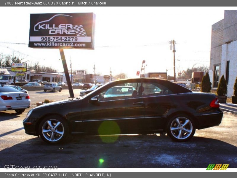 Black / Charcoal 2005 Mercedes-Benz CLK 320 Cabriolet