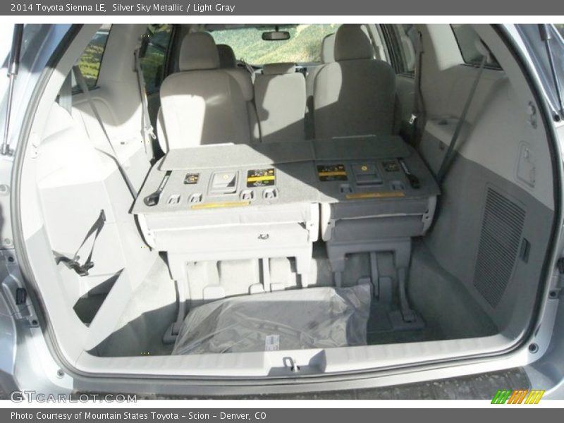 Silver Sky Metallic / Light Gray 2014 Toyota Sienna LE
