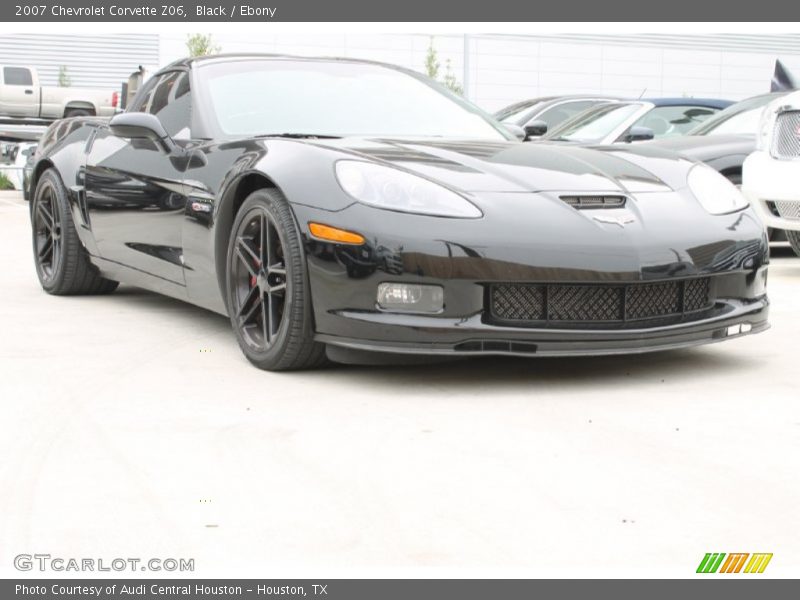 Black / Ebony 2007 Chevrolet Corvette Z06
