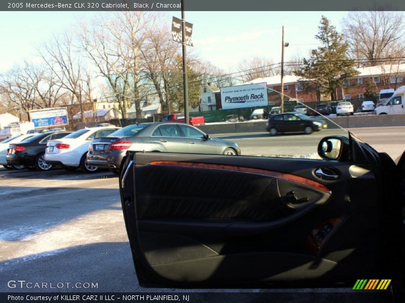 Black / Charcoal 2005 Mercedes-Benz CLK 320 Cabriolet