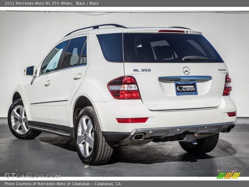 Black / Black 2011 Mercedes-Benz ML 350 4Matic