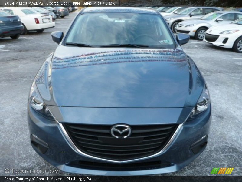 Blue Reflex Mica / Black 2014 Mazda MAZDA3 i Sport 5 Door