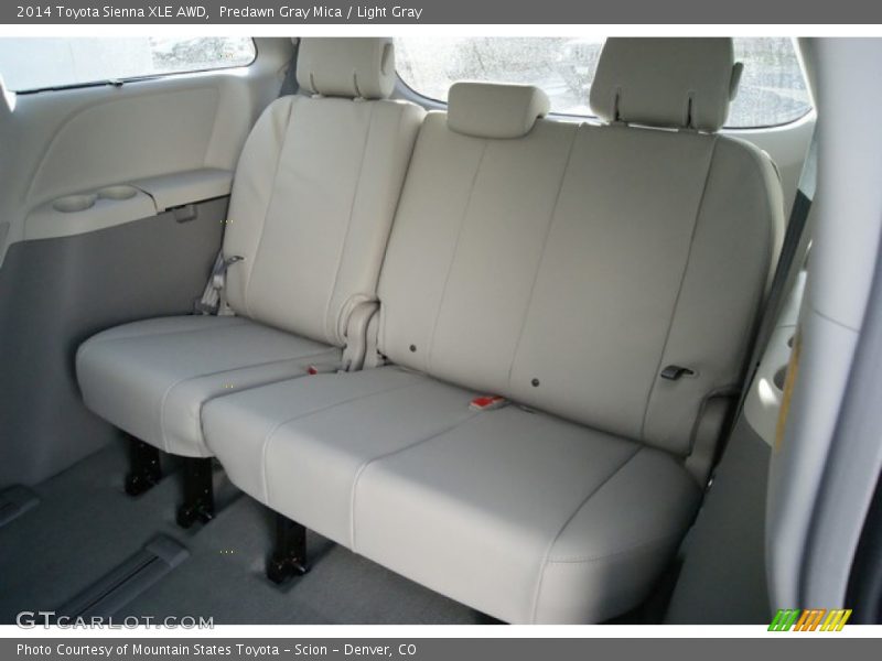 Predawn Gray Mica / Light Gray 2014 Toyota Sienna XLE AWD