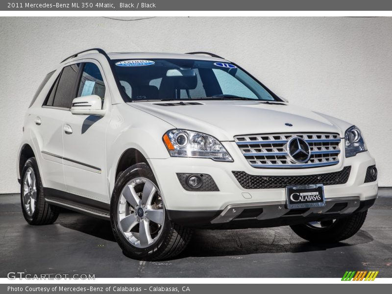 Black / Black 2011 Mercedes-Benz ML 350 4Matic