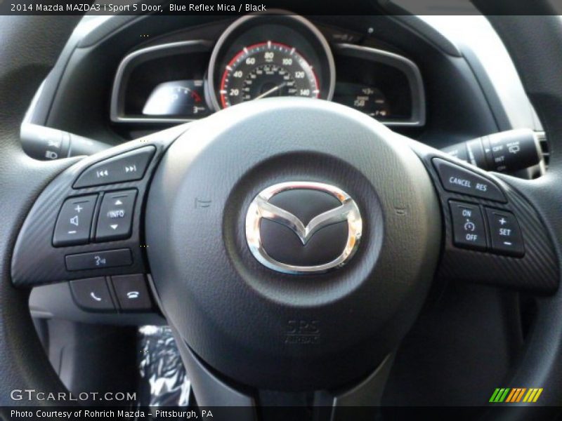 Blue Reflex Mica / Black 2014 Mazda MAZDA3 i Sport 5 Door