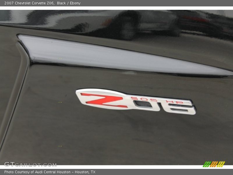 Black / Ebony 2007 Chevrolet Corvette Z06
