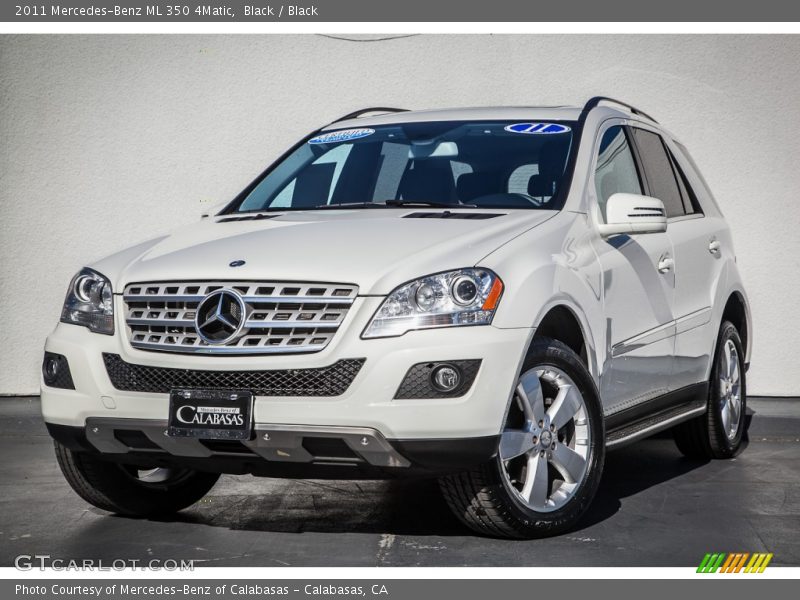 Black / Black 2011 Mercedes-Benz ML 350 4Matic