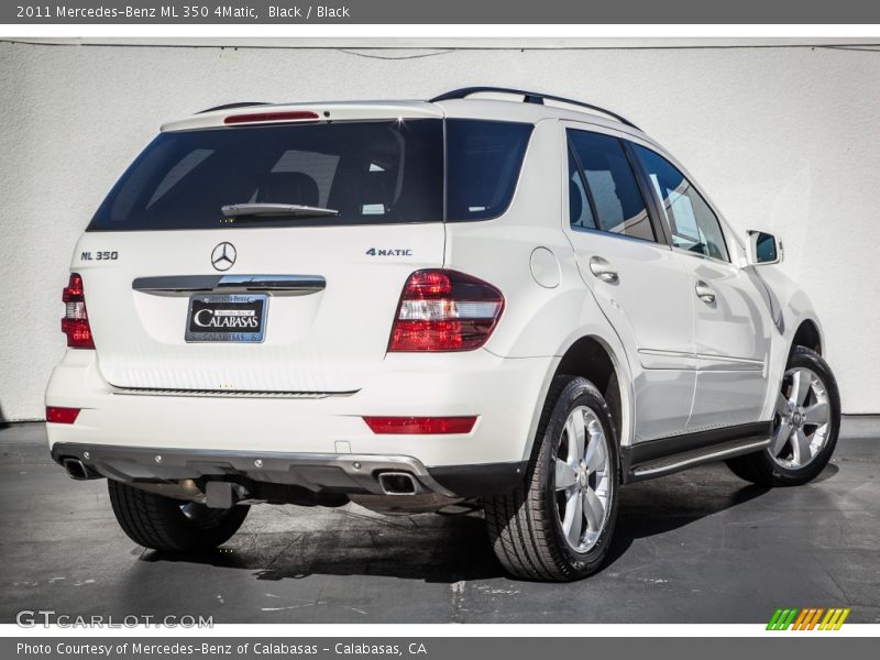 Black / Black 2011 Mercedes-Benz ML 350 4Matic