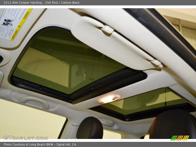 Chili Red / Carbon Black 2011 Mini Cooper Hardtop