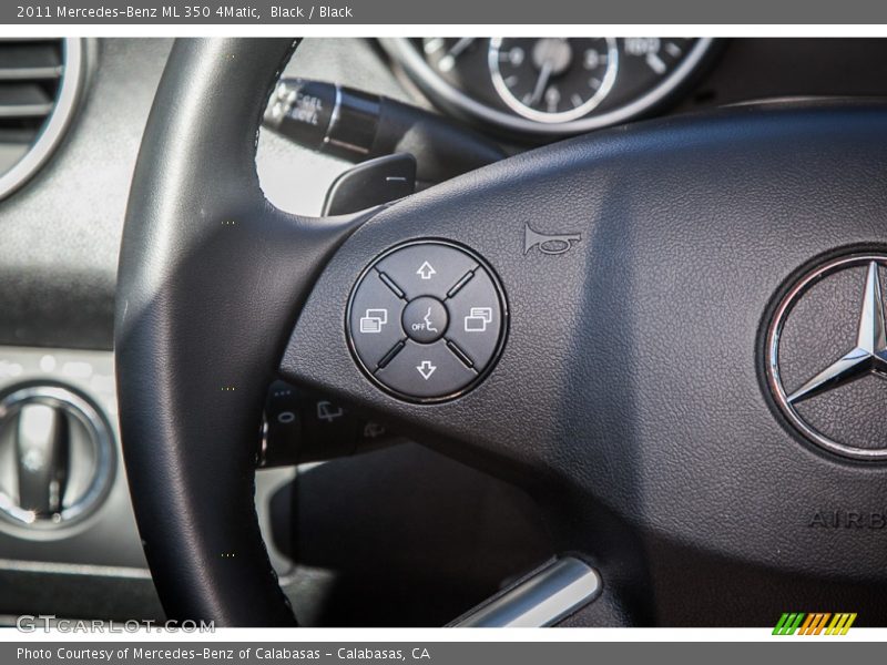 Black / Black 2011 Mercedes-Benz ML 350 4Matic