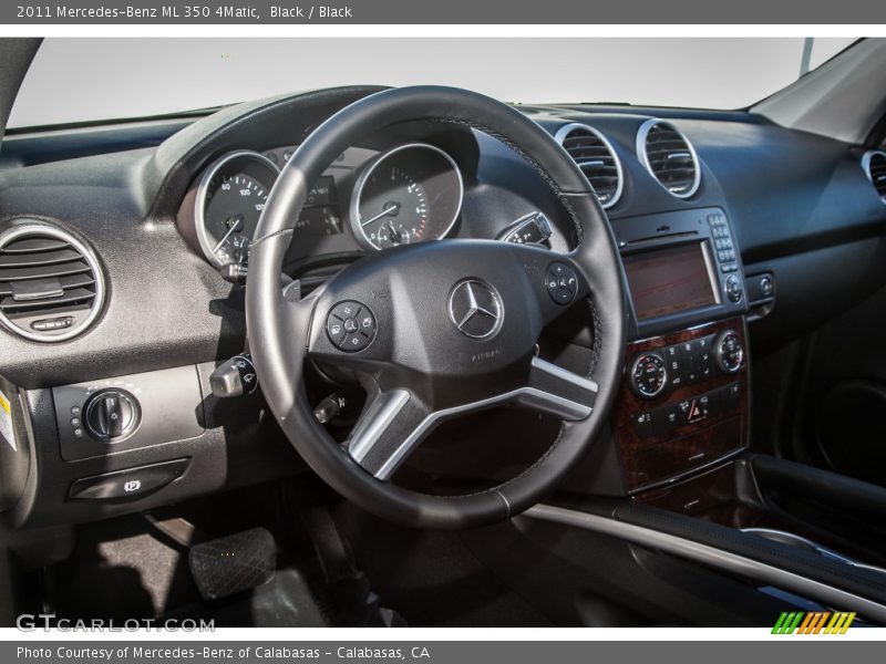 Black / Black 2011 Mercedes-Benz ML 350 4Matic