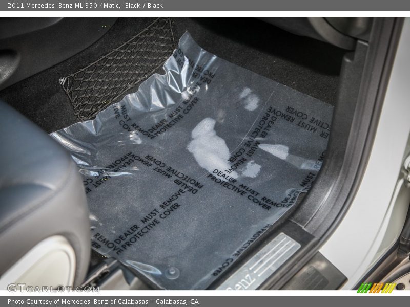 Black / Black 2011 Mercedes-Benz ML 350 4Matic