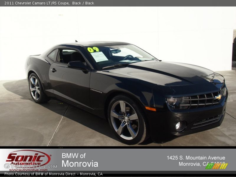 Black / Black 2011 Chevrolet Camaro LT/RS Coupe