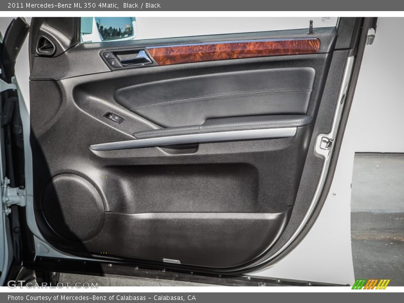 Black / Black 2011 Mercedes-Benz ML 350 4Matic