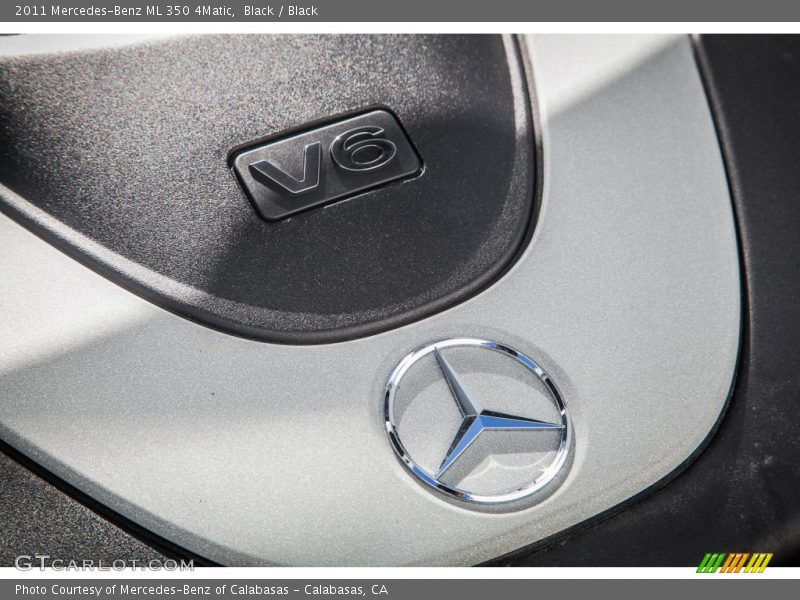 Black / Black 2011 Mercedes-Benz ML 350 4Matic