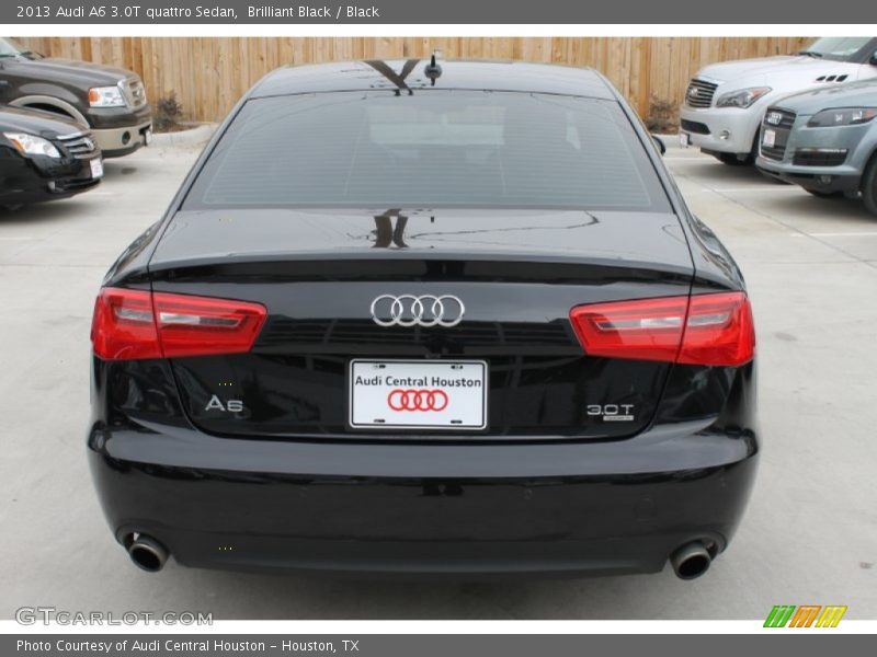 Brilliant Black / Black 2013 Audi A6 3.0T quattro Sedan