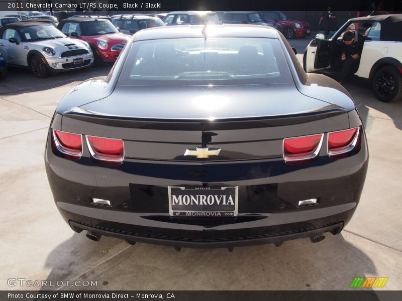 Black / Black 2011 Chevrolet Camaro LT/RS Coupe
