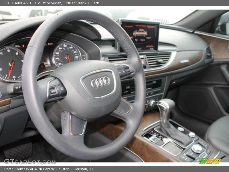 Brilliant Black / Black 2013 Audi A6 3.0T quattro Sedan