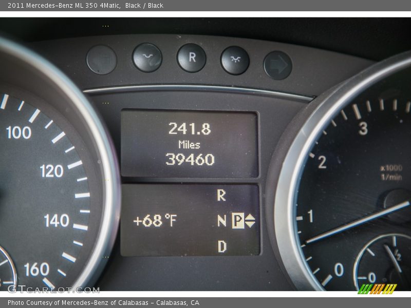 Black / Black 2011 Mercedes-Benz ML 350 4Matic