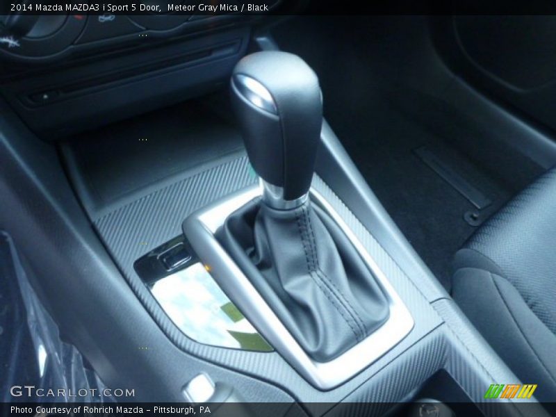 Meteor Gray Mica / Black 2014 Mazda MAZDA3 i Sport 5 Door