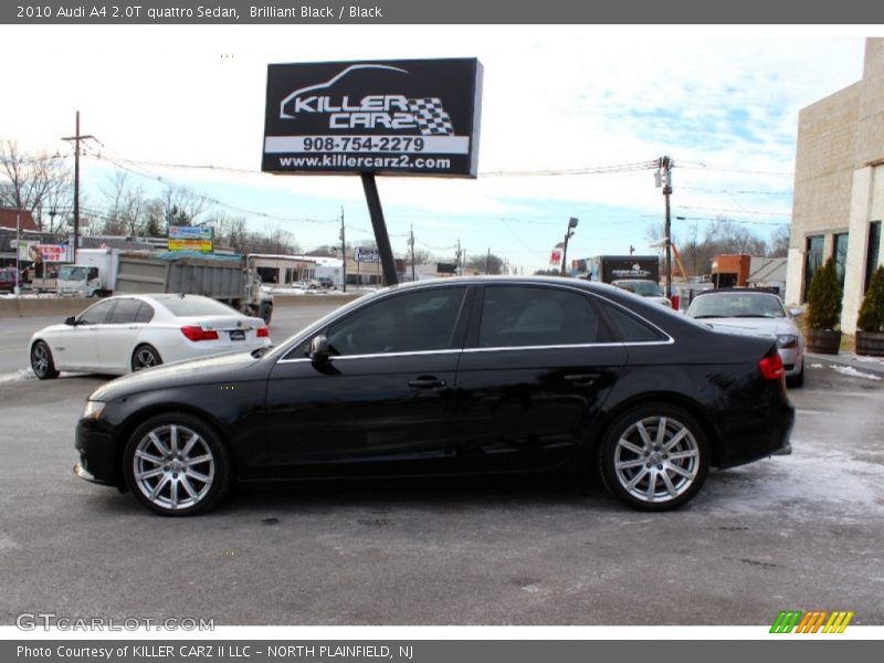 Brilliant Black / Black 2010 Audi A4 2.0T quattro Sedan