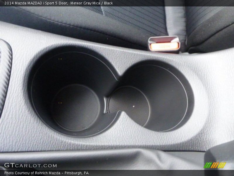 Meteor Gray Mica / Black 2014 Mazda MAZDA3 i Sport 5 Door