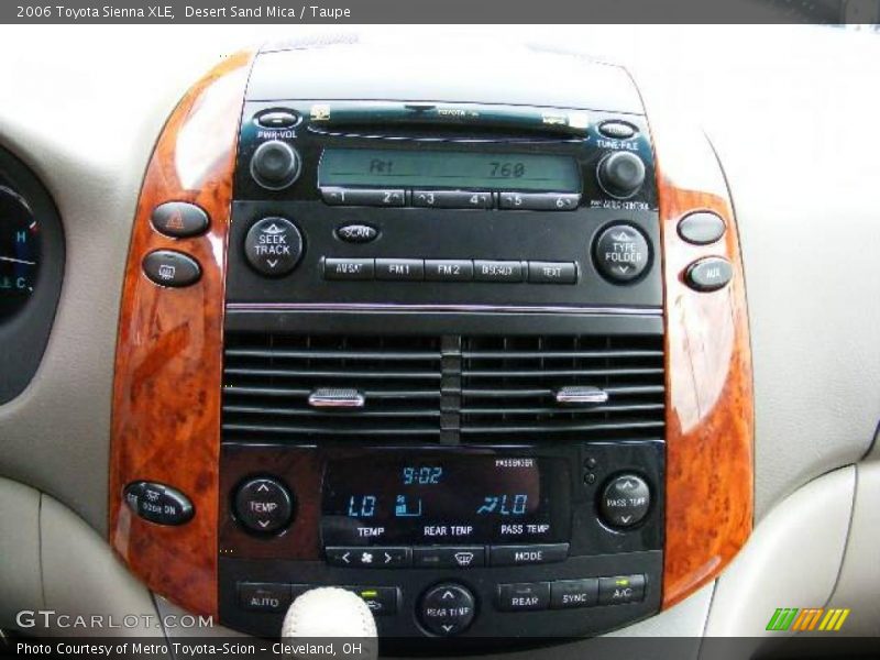 Desert Sand Mica / Taupe 2006 Toyota Sienna XLE