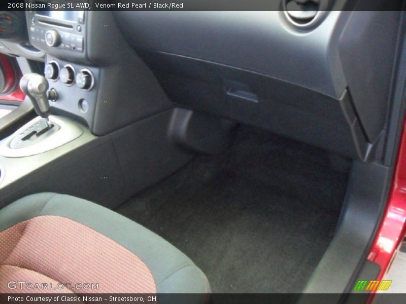 Venom Red Pearl / Black/Red 2008 Nissan Rogue SL AWD