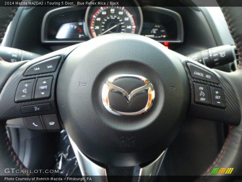 Blue Reflex Mica / Black 2014 Mazda MAZDA3 i Touring 5 Door
